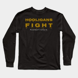 Hooligans fight design Long Sleeve T-Shirt